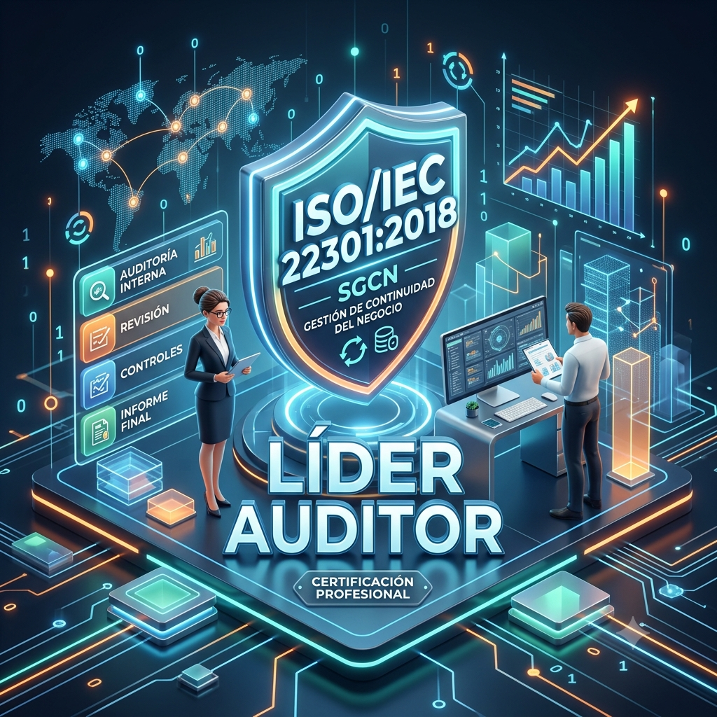ISO/IEC 22301:2018 Líder Auditor (SGCN)