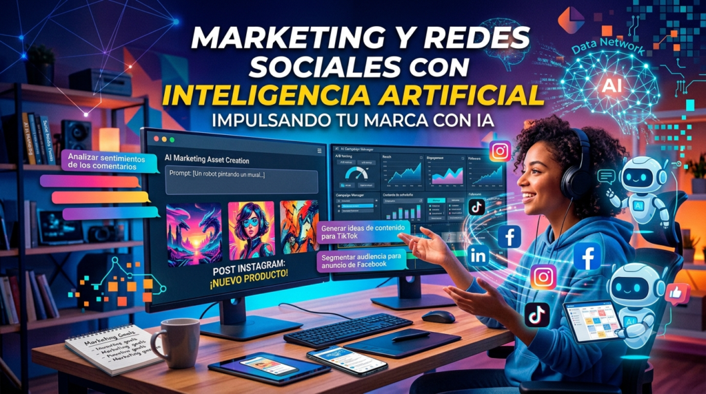 Marketing y redes sociales con inteligencia artificial